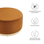 EEI-6648 Tilden Large 29" Round Performance Velvet Upholstered Ottoman by Modway