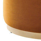 EEI-6648 Tilden Large 29" Round Performance Velvet Upholstered Ottoman by Modway