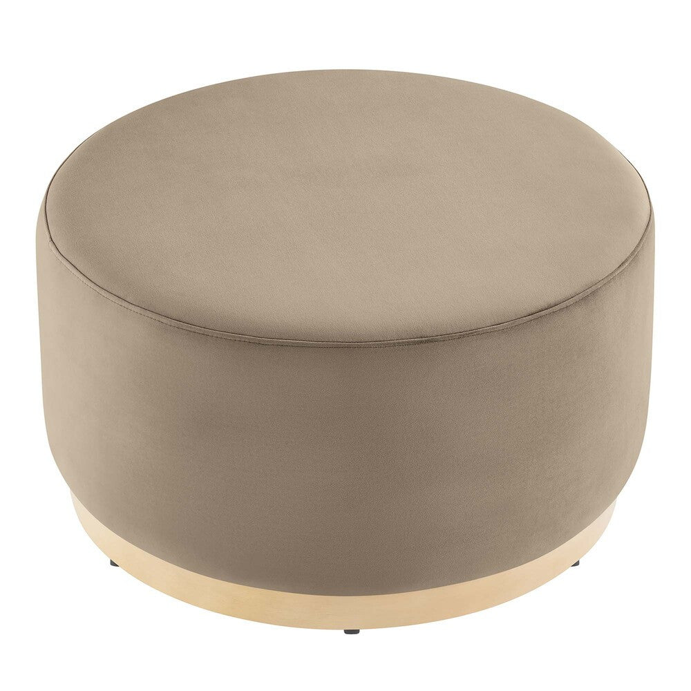 EEI-6648 Tilden Large 29" Round Performance Velvet Upholstered Ottoman by Modway