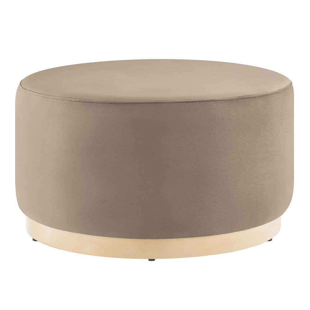 EEI-6648 Tilden Large 29" Round Performance Velvet Upholstered Ottoman by Modway