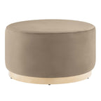 EEI-6648 Tilden Large 29" Round Performance Velvet Upholstered Ottoman by Modway