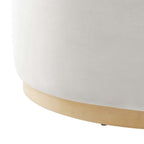 EEI-6650 Tilden Large 38" Round Performance Velvet Upholstered Ottoman by Modway