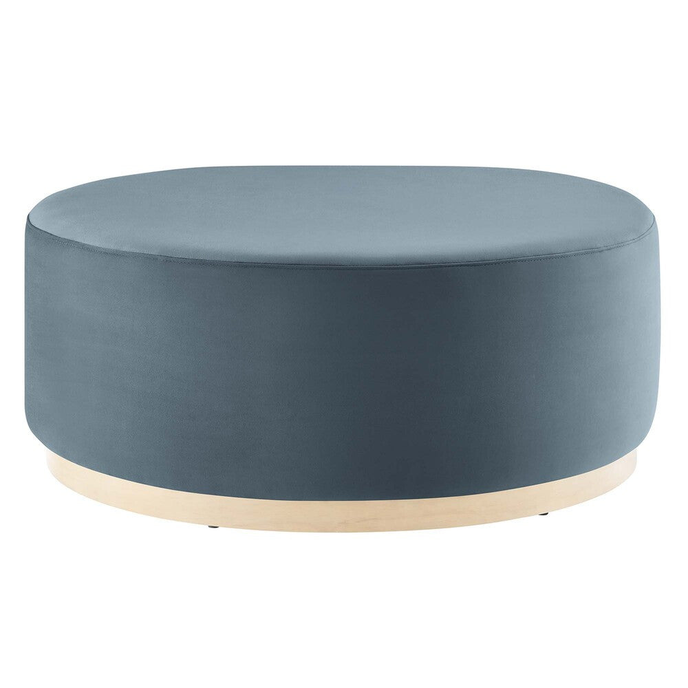 EEI-6650 Tilden Large 38" Round Performance Velvet Upholstered Ottoman by Modway