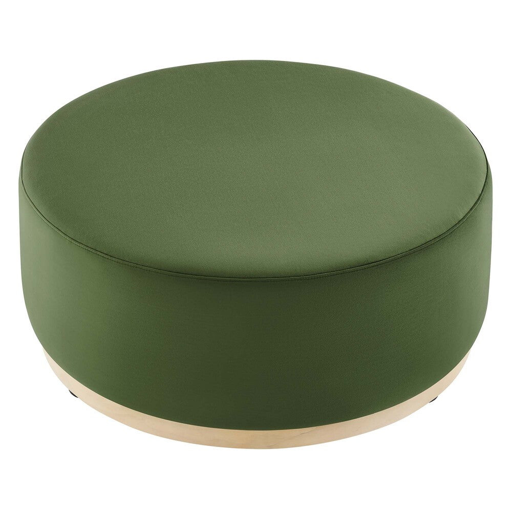 EEI-6650 Tilden Large 38" Round Performance Velvet Upholstered Ottoman by Modway