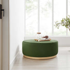 EEI-6650 Tilden Large 38" Round Performance Velvet Upholstered Ottoman by Modway