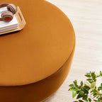 EEI-6650 Tilden Large 38" Round Performance Velvet Upholstered Ottoman by Modway