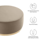 EEI-6650 Tilden Large 38" Round Performance Velvet Upholstered Ottoman by Modway