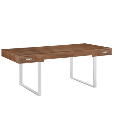 Modway EEI-293-WAL Tinker Office Desk Walnut