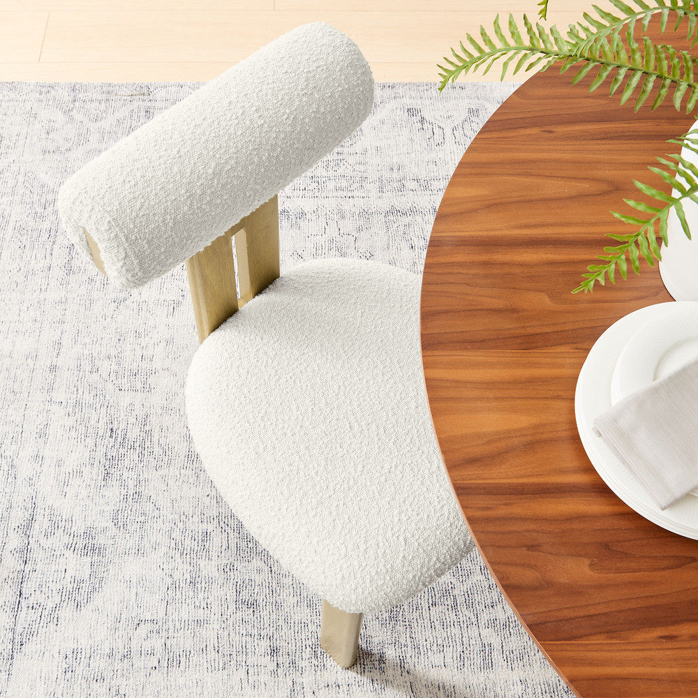 Modway Torian Boucle Fabric Dining Chair Set of 2 by Modway-EEI-6960