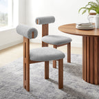Modway Torian Boucle Fabric Dining Chair Set of 2 by Modway-EEI-6960