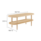 EEI-6526 Torus Oval Coffee Table by Modway