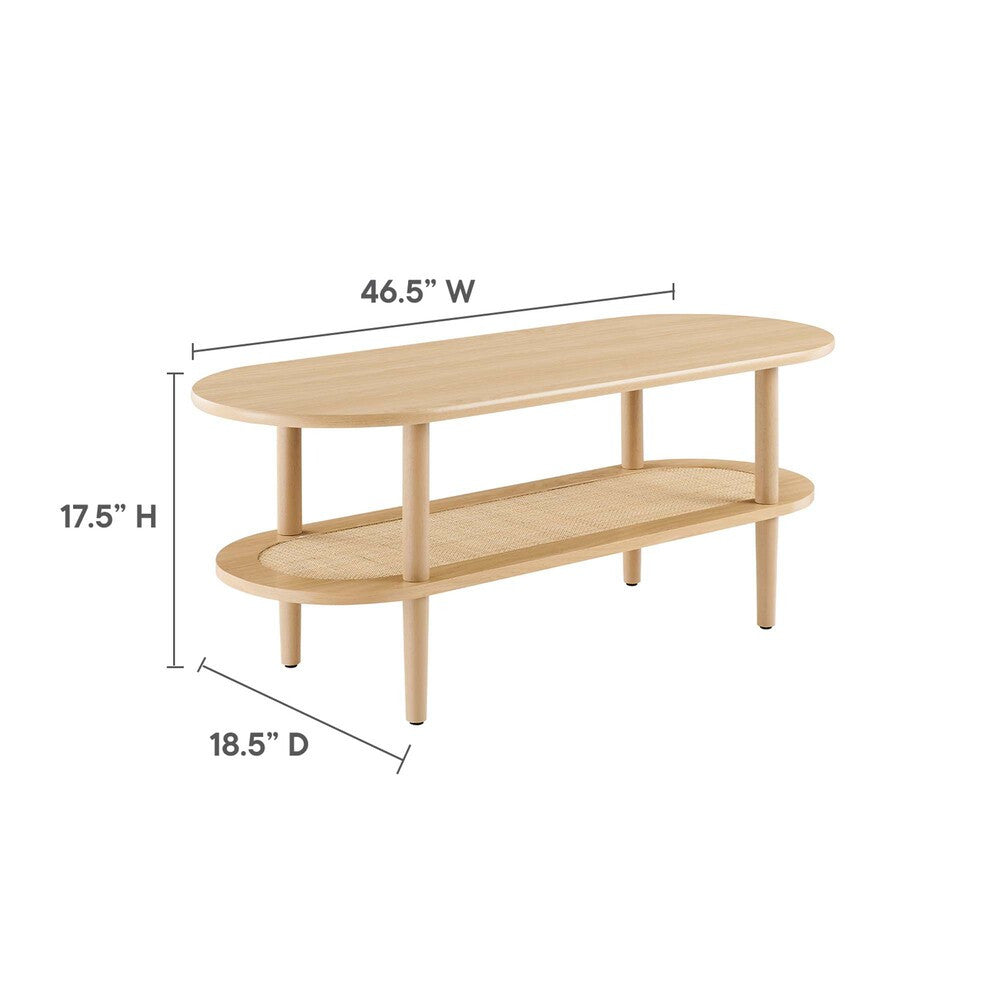 EEI-6526 Torus Oval Coffee Table by Modway