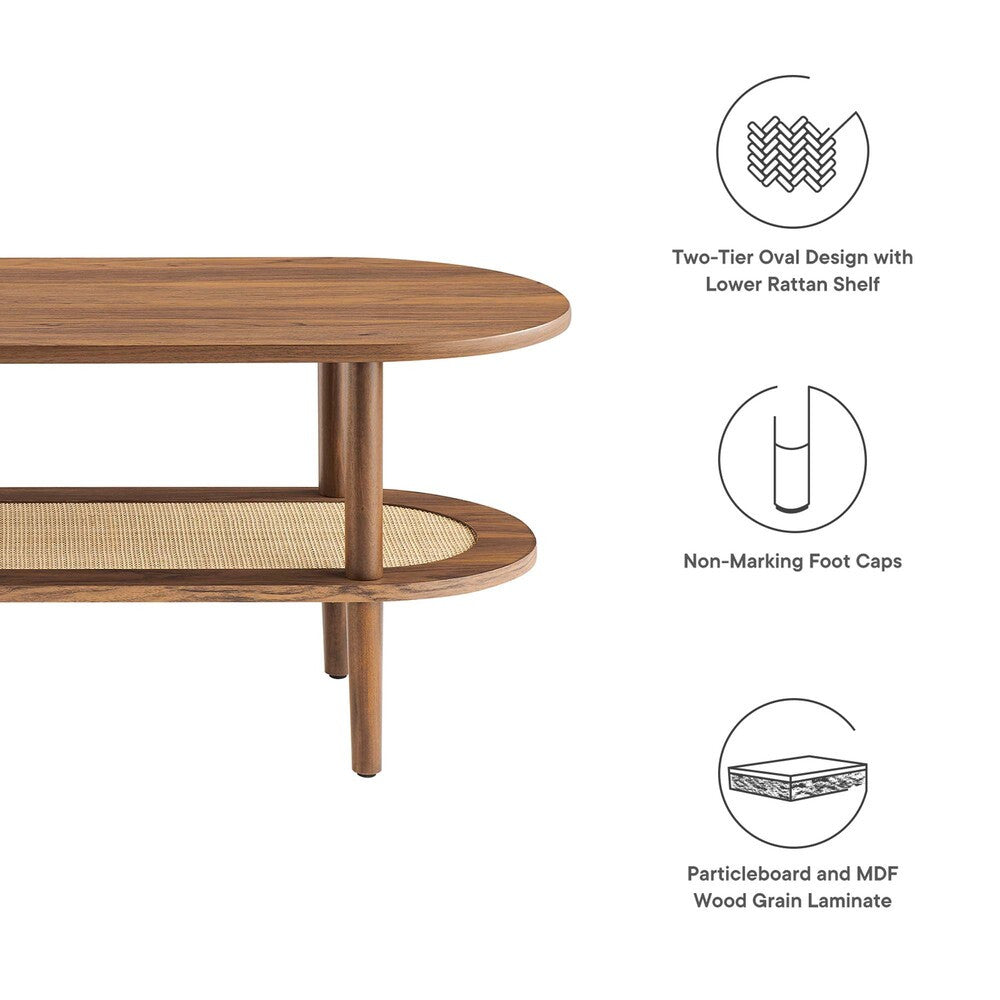 EEI-6526 Torus Oval Coffee Table by Modway