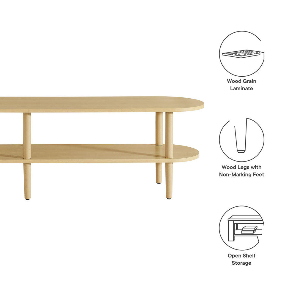 EEI-7158 Torus Oval Wood TV Stand by Modway