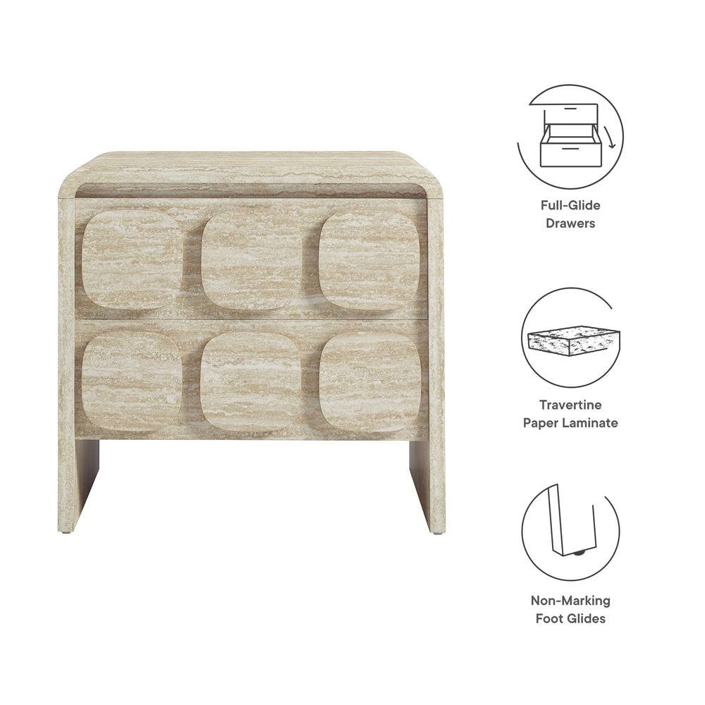 MOD-7161 Toscana 2-Drawer Nightstand by Modway