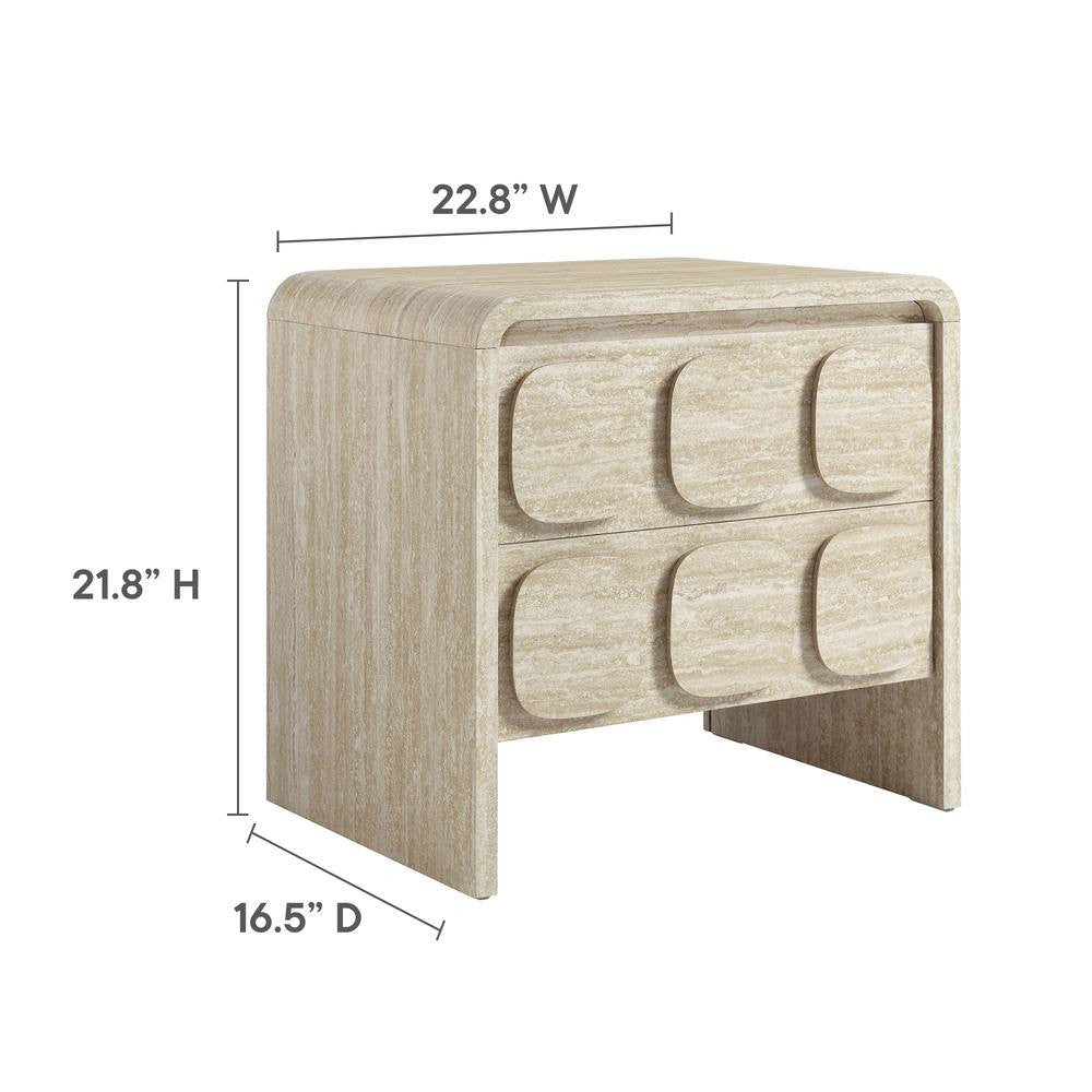 MOD-7161 Toscana 2-Drawer Nightstand by Modway