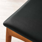EEI-1682-BLK Tracy Wood Dining Chairs Set of 4 by Modway