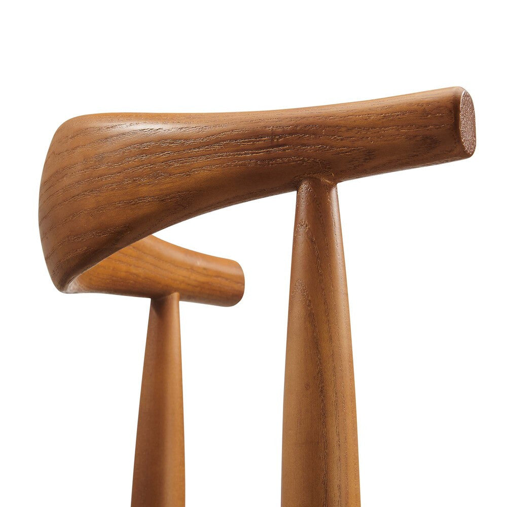 EEI-1682-BLK Tracy Wood Dining Chairs Set of 4 by Modway