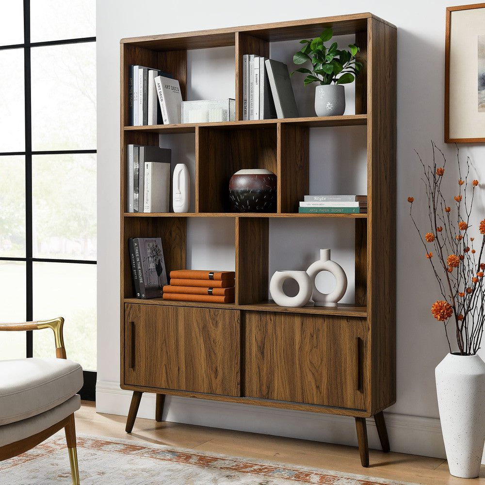 Modway Transmit 45" Bookcase with Sliding Doors by Modway-EEI-7193