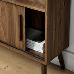 Modway Transmit 45" Bookcase with Sliding Doors by Modway-EEI-7193