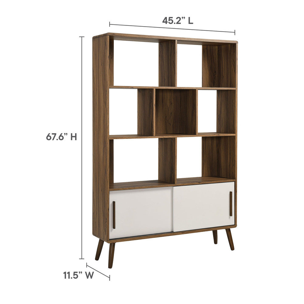 Modway Transmit 45" Bookcase with Sliding Doors by Modway-EEI-7193