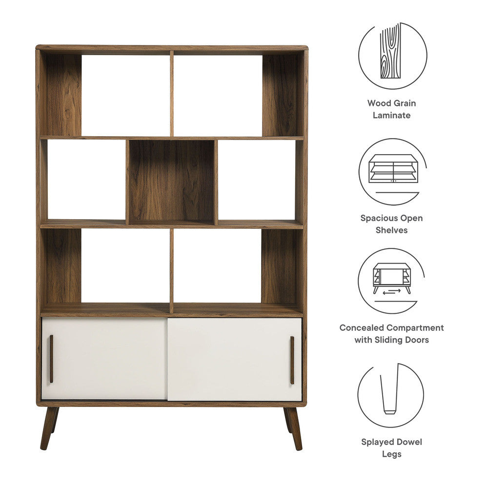 Modway Transmit 45" Bookcase with Sliding Doors by Modway-EEI-7193