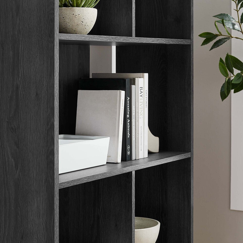 EEI-5743 Transmit 5 Shelf Wood Grain Bookcase by Modway
