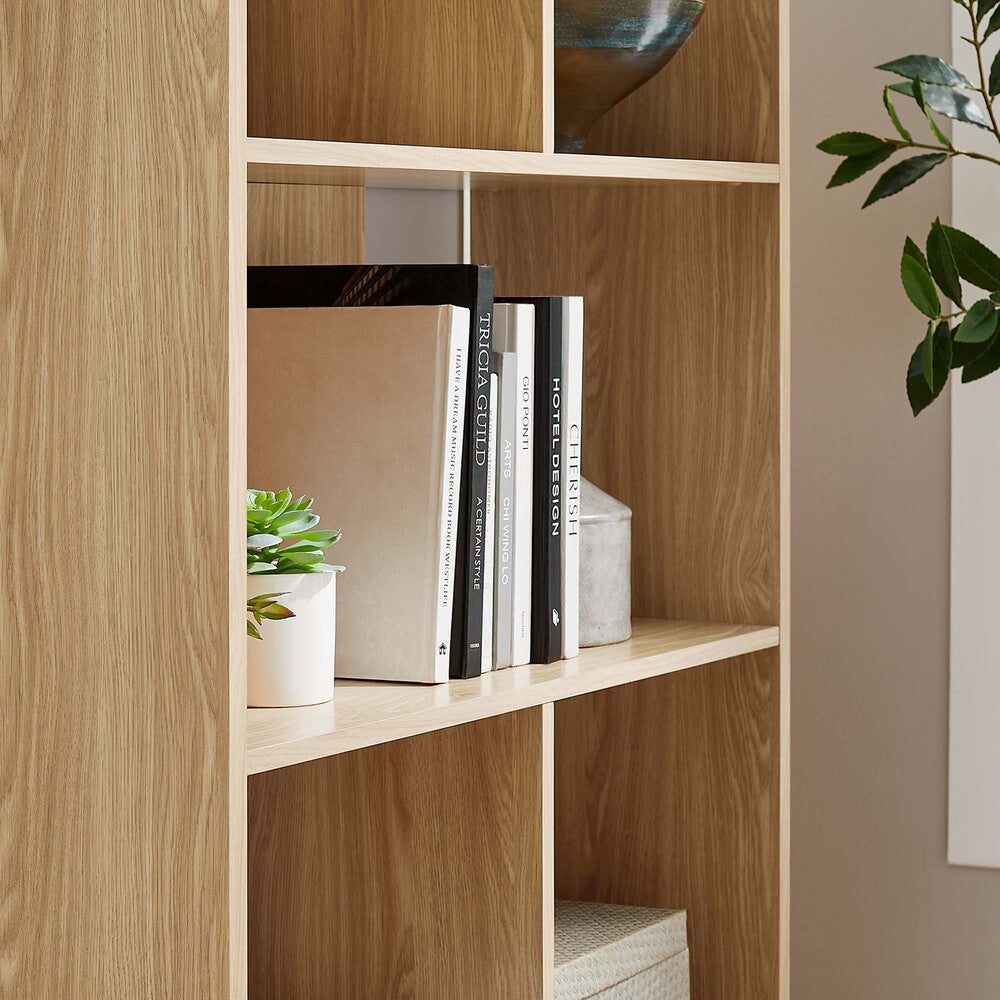EEI-5743 Transmit 5 Shelf Wood Grain Bookcase by Modway