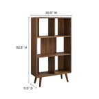 EEI-5743 Transmit 5 Shelf Wood Grain Bookcase by Modway