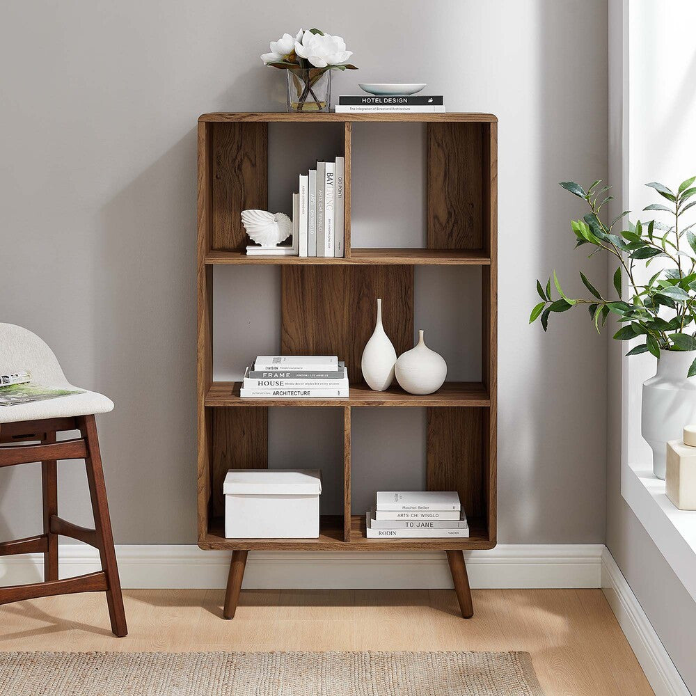EEI-5743 Transmit 5 Shelf Wood Grain Bookcase by Modway