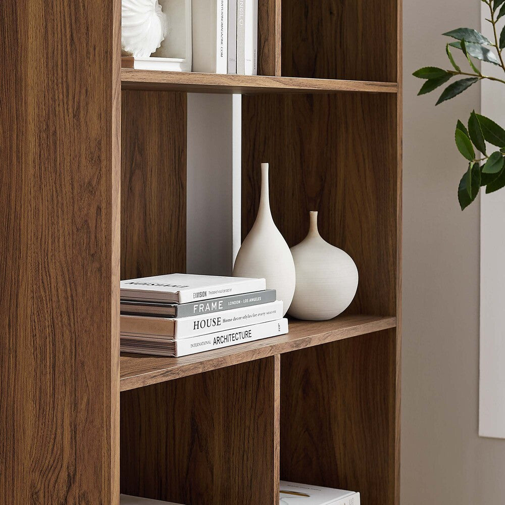 EEI-5743 Transmit 5 Shelf Wood Grain Bookcase by Modway