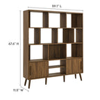 Modway Transmit 59" Bookcase with Sliding Doors by Modway-EEI-7194
