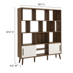 Modway Transmit 59" Bookcase with Sliding Doors by Modway-EEI-7194