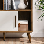 Modway Transmit 59" Bookcase with Sliding Doors by Modway-EEI-7194