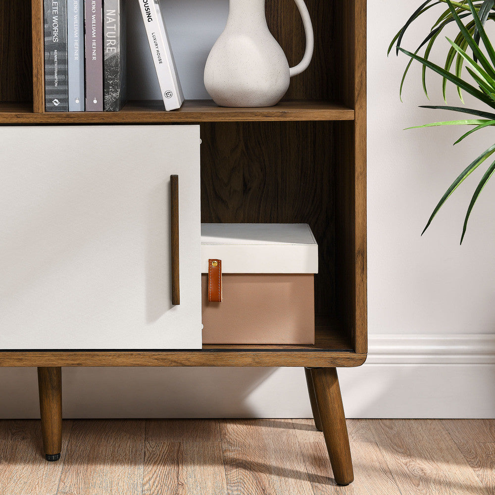 Modway Transmit 59" Bookcase with Sliding Doors by Modway-EEI-7194
