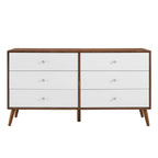 MOD-7022-WAL-WHI Transmit 60" Dresser by Modway