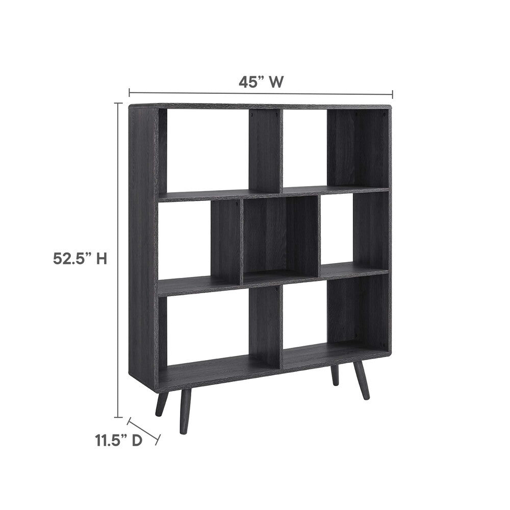 EEI-2529 Transmit 7 Shelf Wood Grain Bookcase by Modway