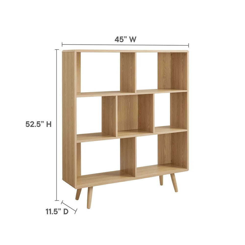 EEI-2529 Transmit 7 Shelf Wood Grain Bookcase by Modway