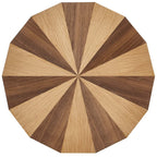 EEI-6952-OAK-WAL Twirl Two-Toned Wood Veneer Side Table by Modway