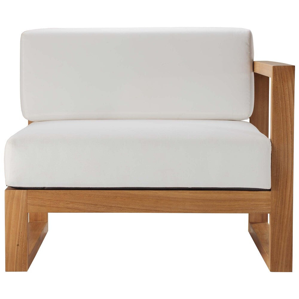 EEI-4123-NAT-WHI Upland Outdoor Patio Right-Arm Chair by Modway