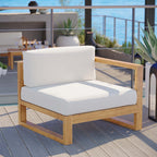 EEI-4123-NAT-WHI Upland Outdoor Patio Right-Arm Chair by Modway