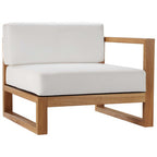 Modway EEI-4123-NAT-WHI Upland Outdoor Patio Right-Arm Chair Natural White