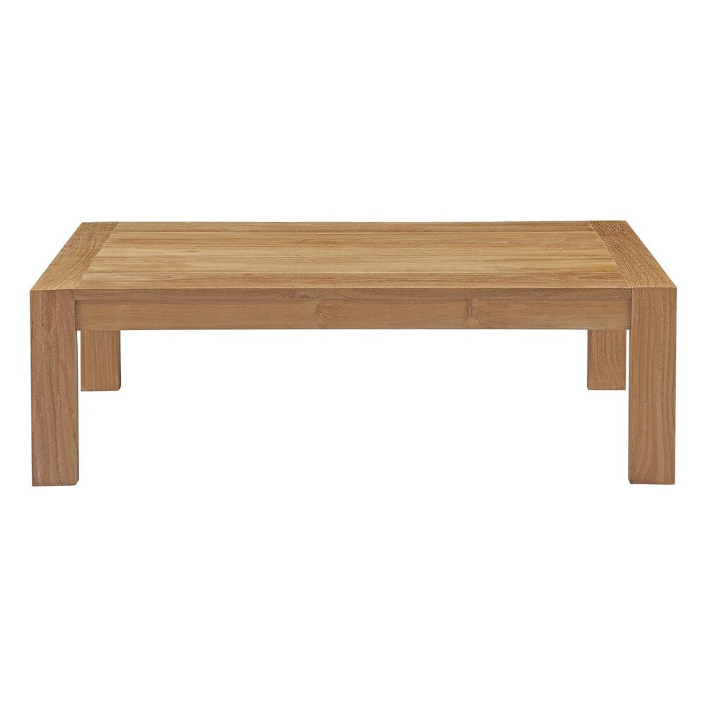 EEI-2710-NAT Upland Outdoor Patio Wood Coffee Table by Modway
