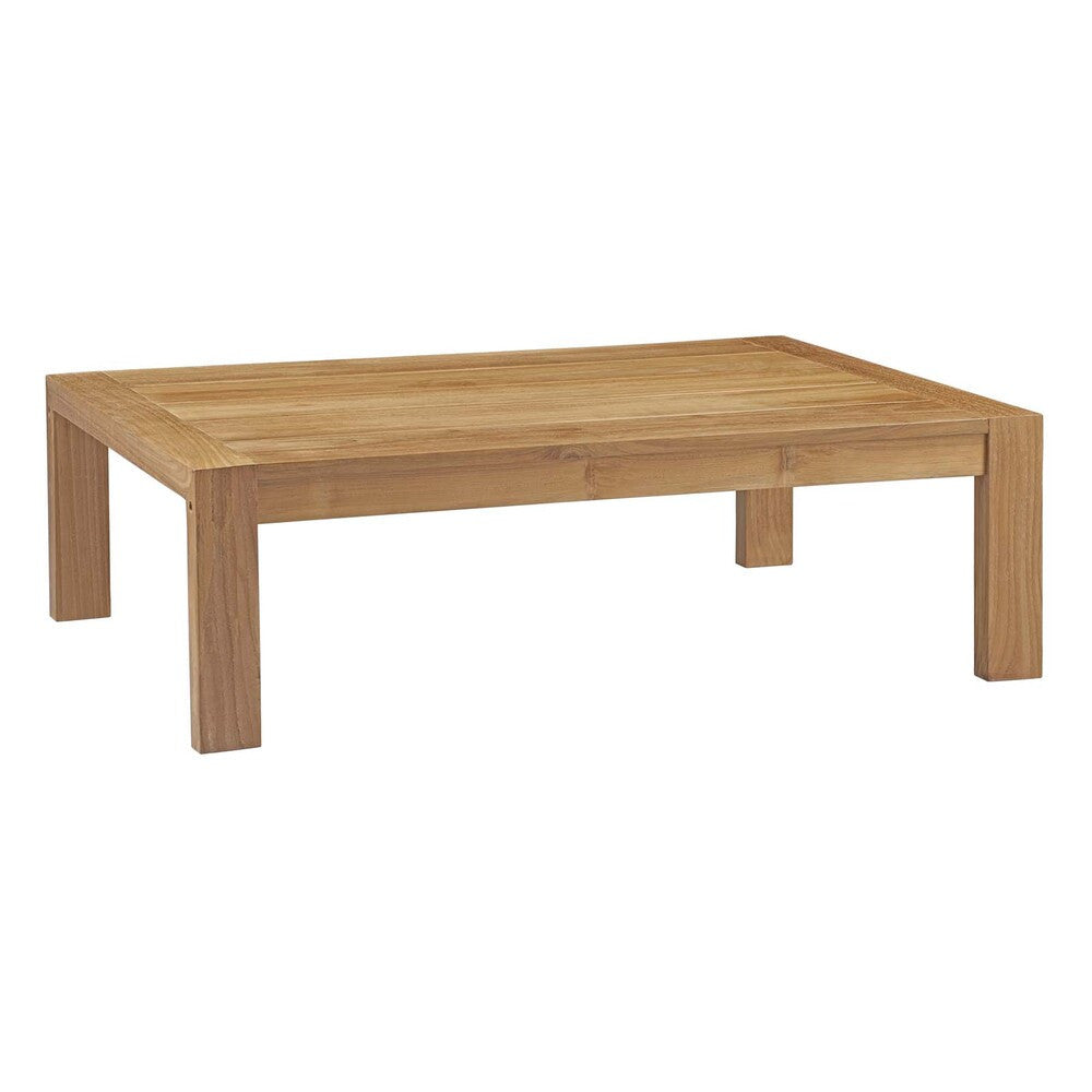 EEI-2710-NAT Upland Outdoor Patio Wood Coffee Table by Modway
