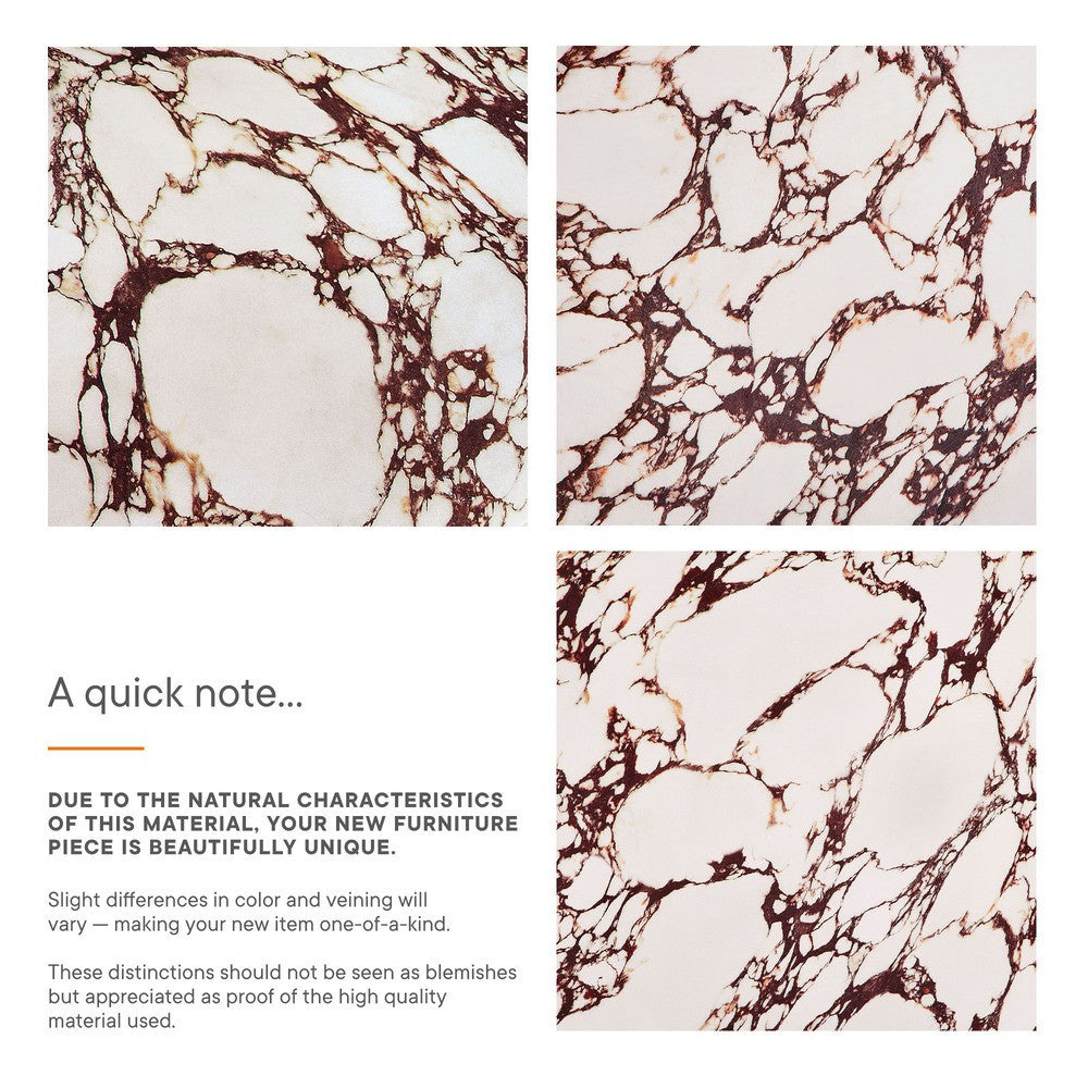 EEI-7097 Valen Indoor - Outdoor Patio Arched Concrete Coffee Table by Modway