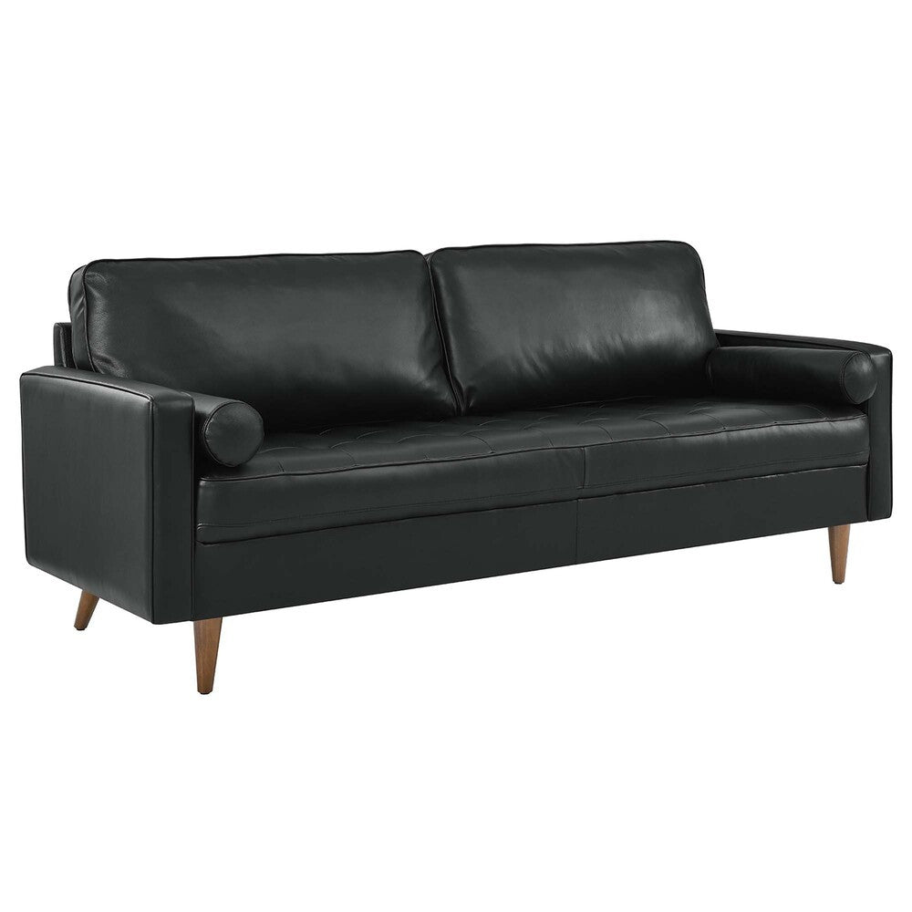 EEI-4634-BLK Valour 81" Leather Sofa by Modway
