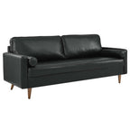 Modway EEI-4634-BLK Valour 81" Leather Sofa Black