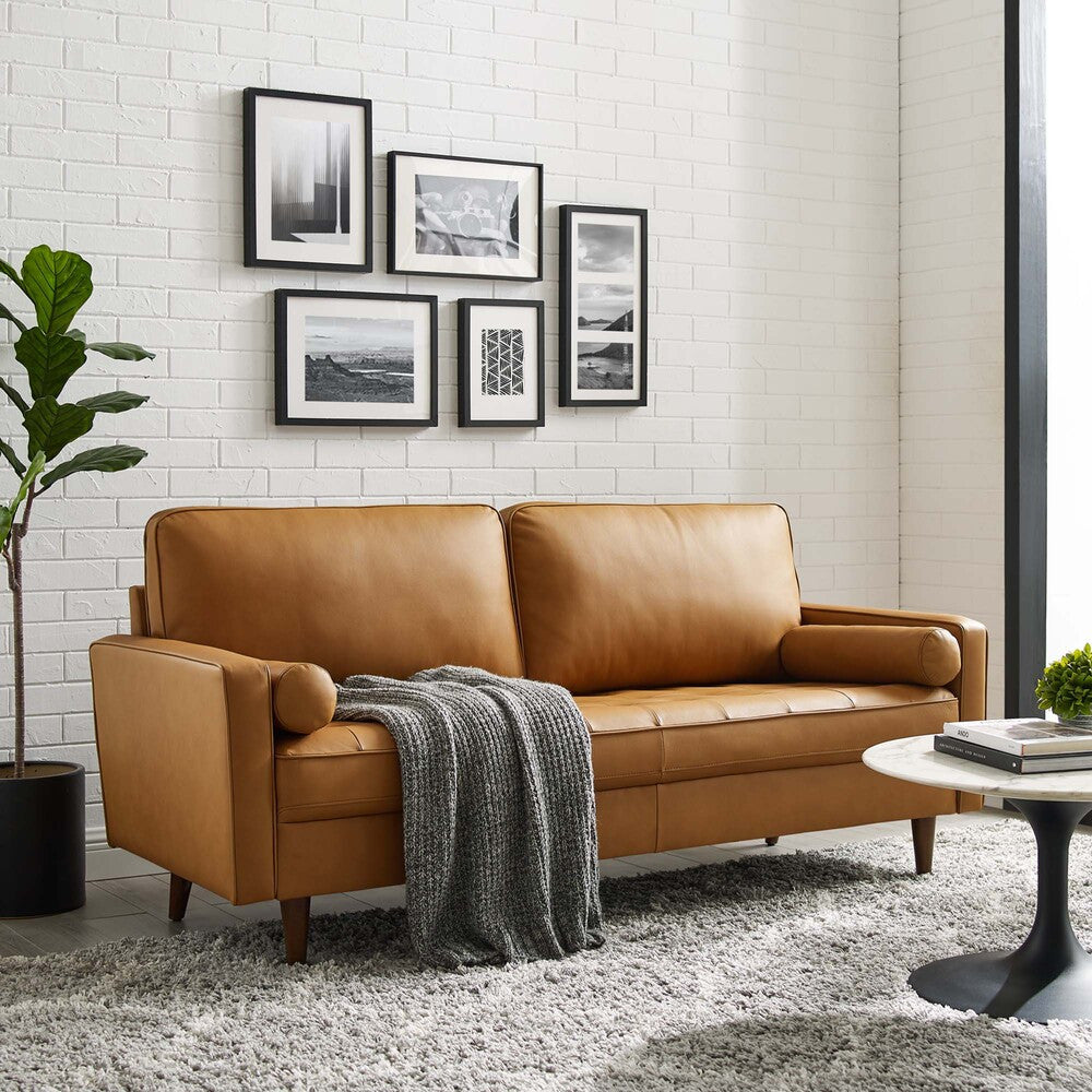 EEI-4633 Valour Leather Sofa by Modway
