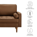 Modway Valour Tufted Vegan Leather Accent Armchair by Modway-EEI-6971