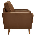 Modway Valour Tufted Vegan Leather Accent Armchair by Modway-EEI-6971